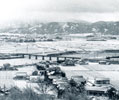 昭和30年代　愛宕山から見た室見川